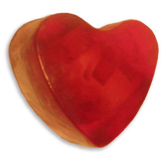 Глицериновое мыло «Сердце», 95 г. — уменьшить