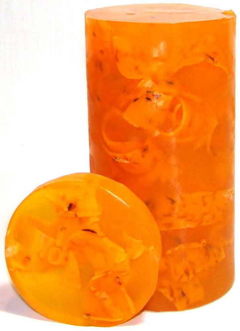 Глицериновое мыло «Апельсин с корицей», не менее 100 г. — уменьшить