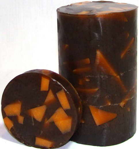Глицериновое мыло «Апельсин с шоколадом», не менее 100 г. — уменьшить