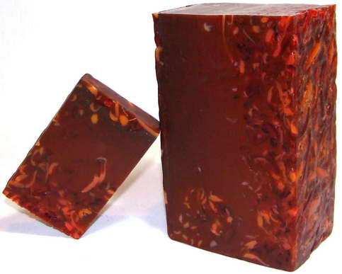 Глицериновое мыло «Красная глина с эфирным маслом грейпфрута», не менее 100 г. — уменьшить